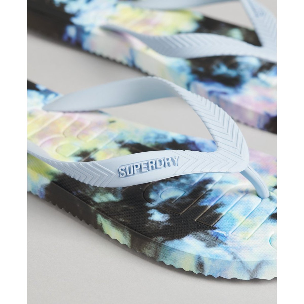 Tongs Code à effet Tie & Dye tie &amp; dye multicolore, SUPERDRY