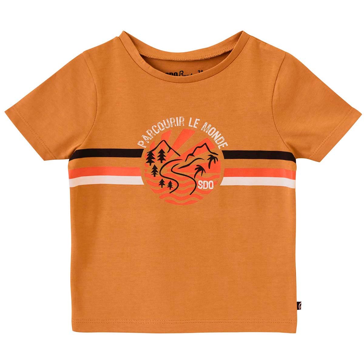 Tee shirt camel cristobal marron, SUCRE D'ORGE
