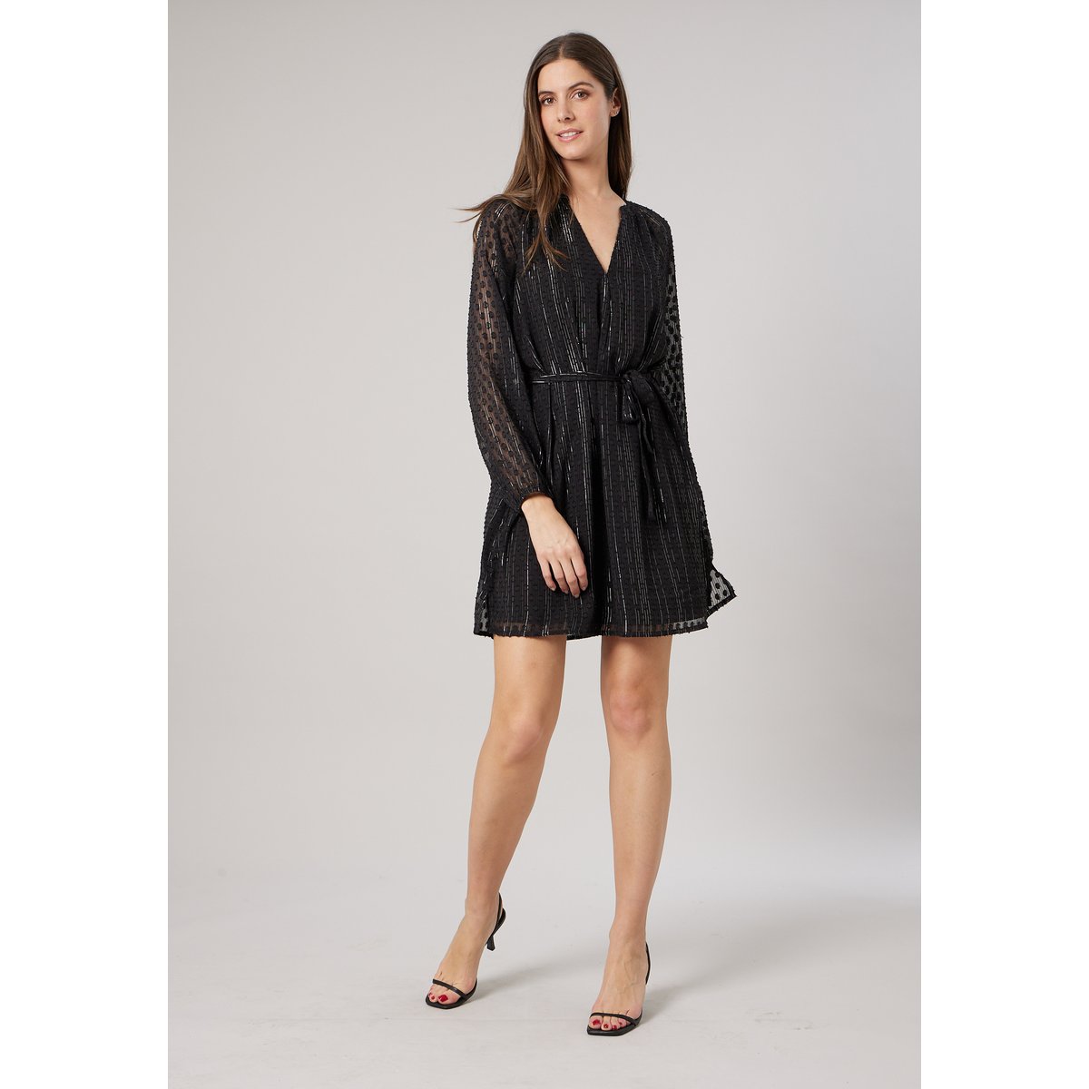 Robe ample habillée femme NAVINI black, DEELUXE
