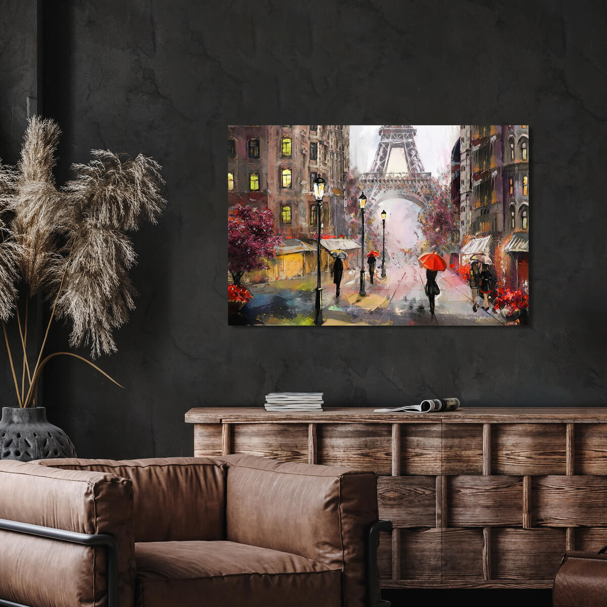 Tableau Mural Peinture Paris EFFET PEINTURE tableaux sur toile-multicolore, CEANOTHE