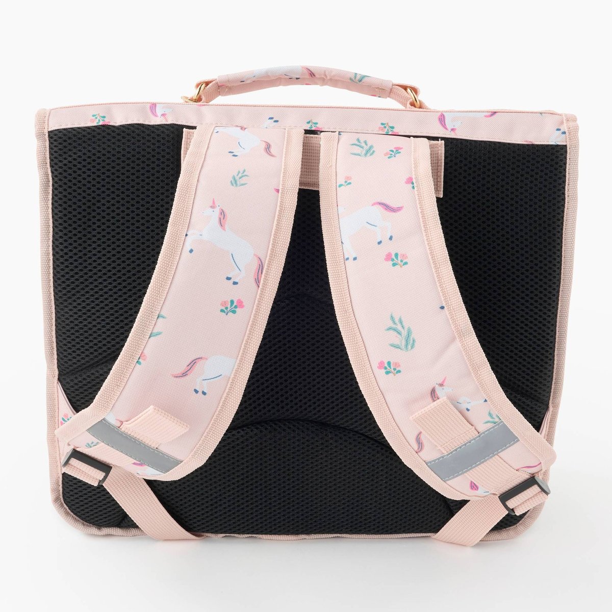 Cartable, 38cm beige rose, MONOPRIX