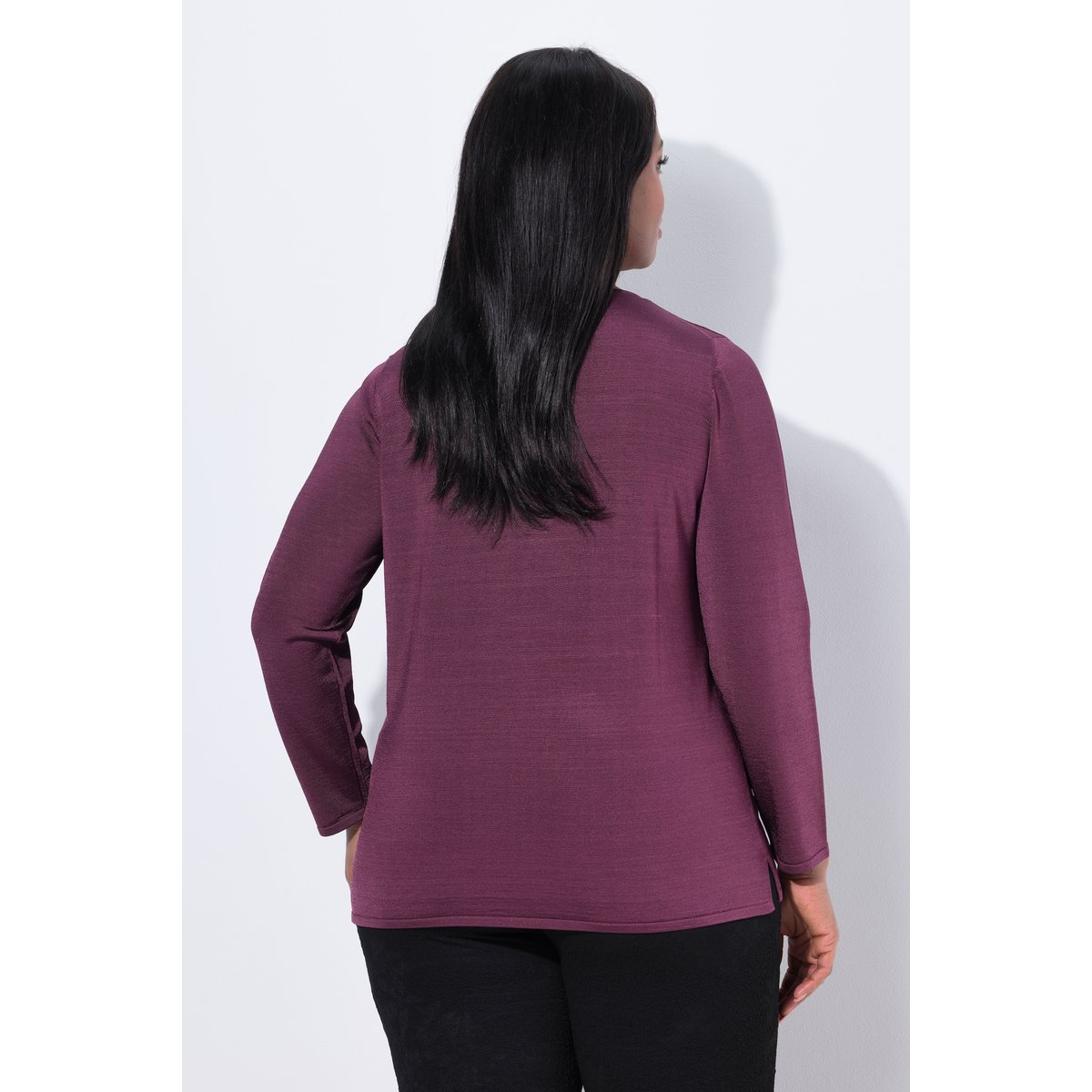 Pull à col rond et manches longues baie, ULLA POPKEN