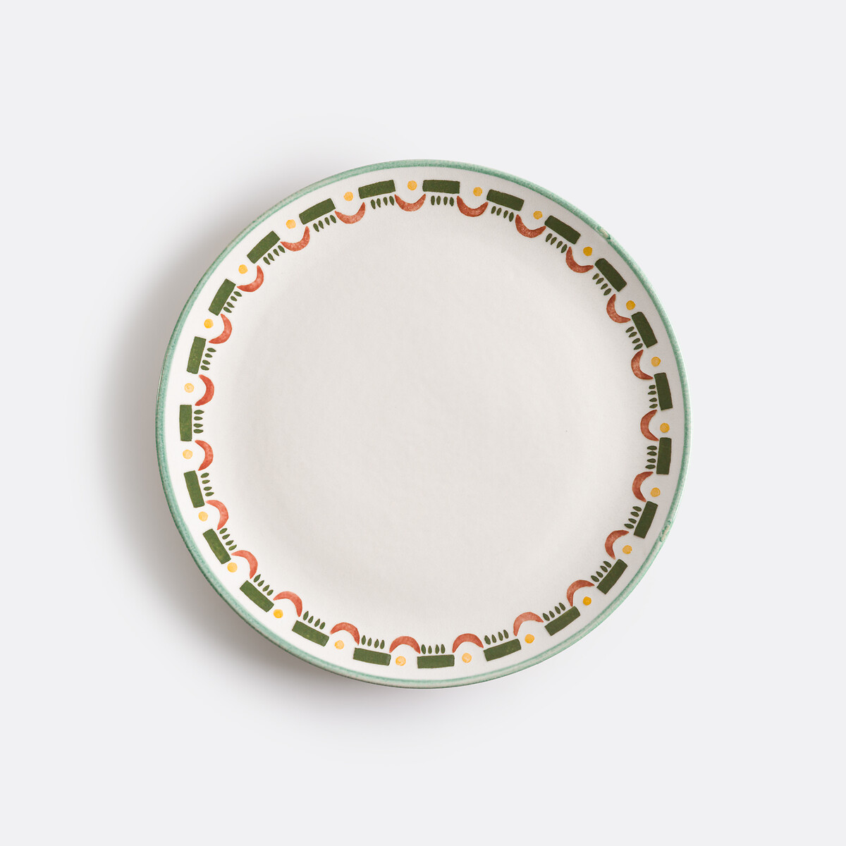 Lot de 4 assiettes à dessert grès émaillé, Baldia multicolore, LA REDOUTE INTERIEURS