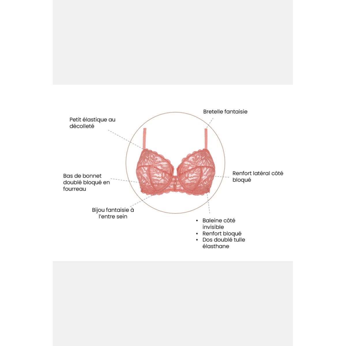 Soutien-gorge SUZAN ivoire, SANS COMPLEXE