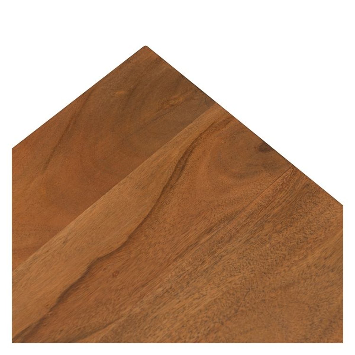 Table de chevet 1 tiroir en bois d'acacia recyclé - KRABI bois foncé, MAISON PAVANE