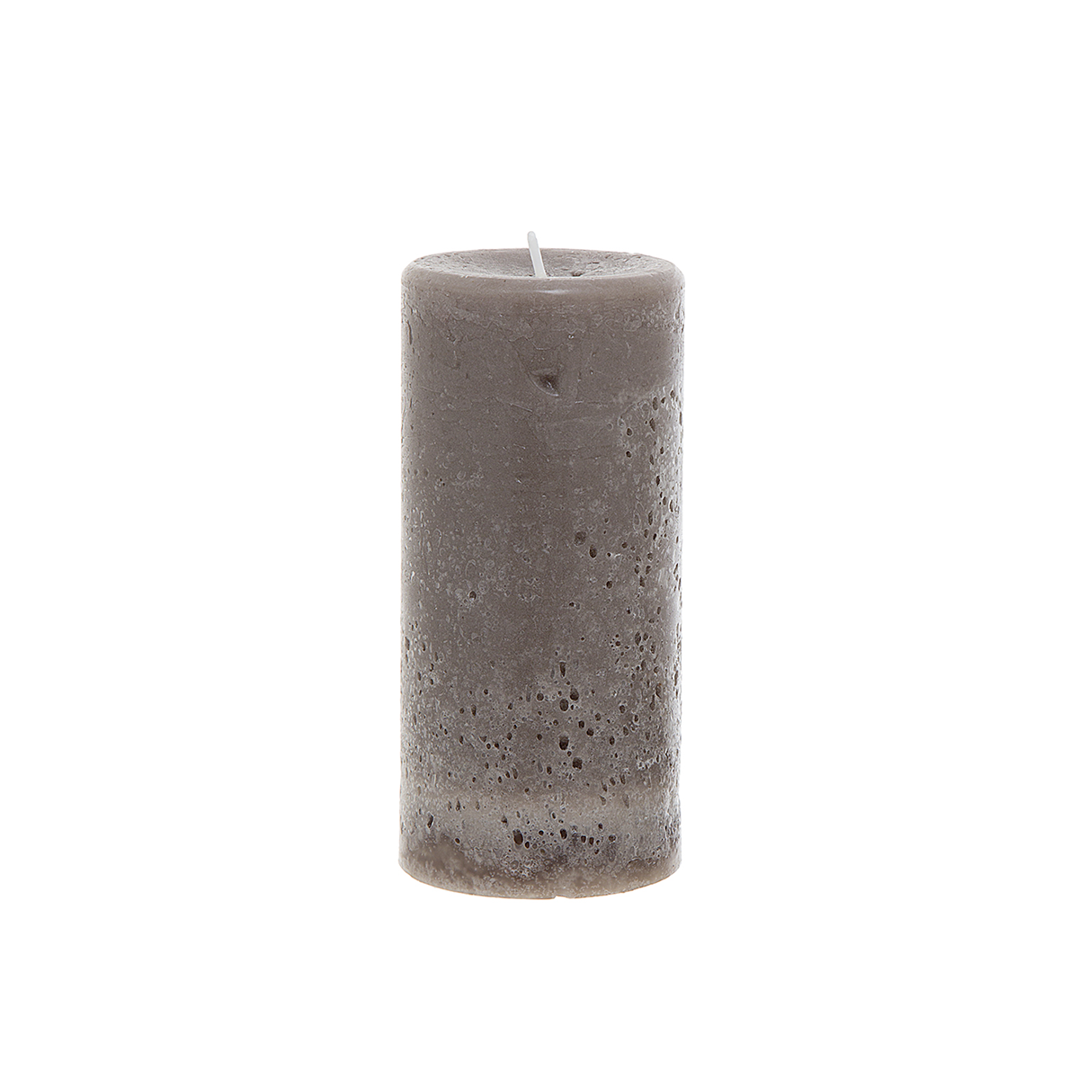 Bougie cylindrique H15 gris, SIA DECO
