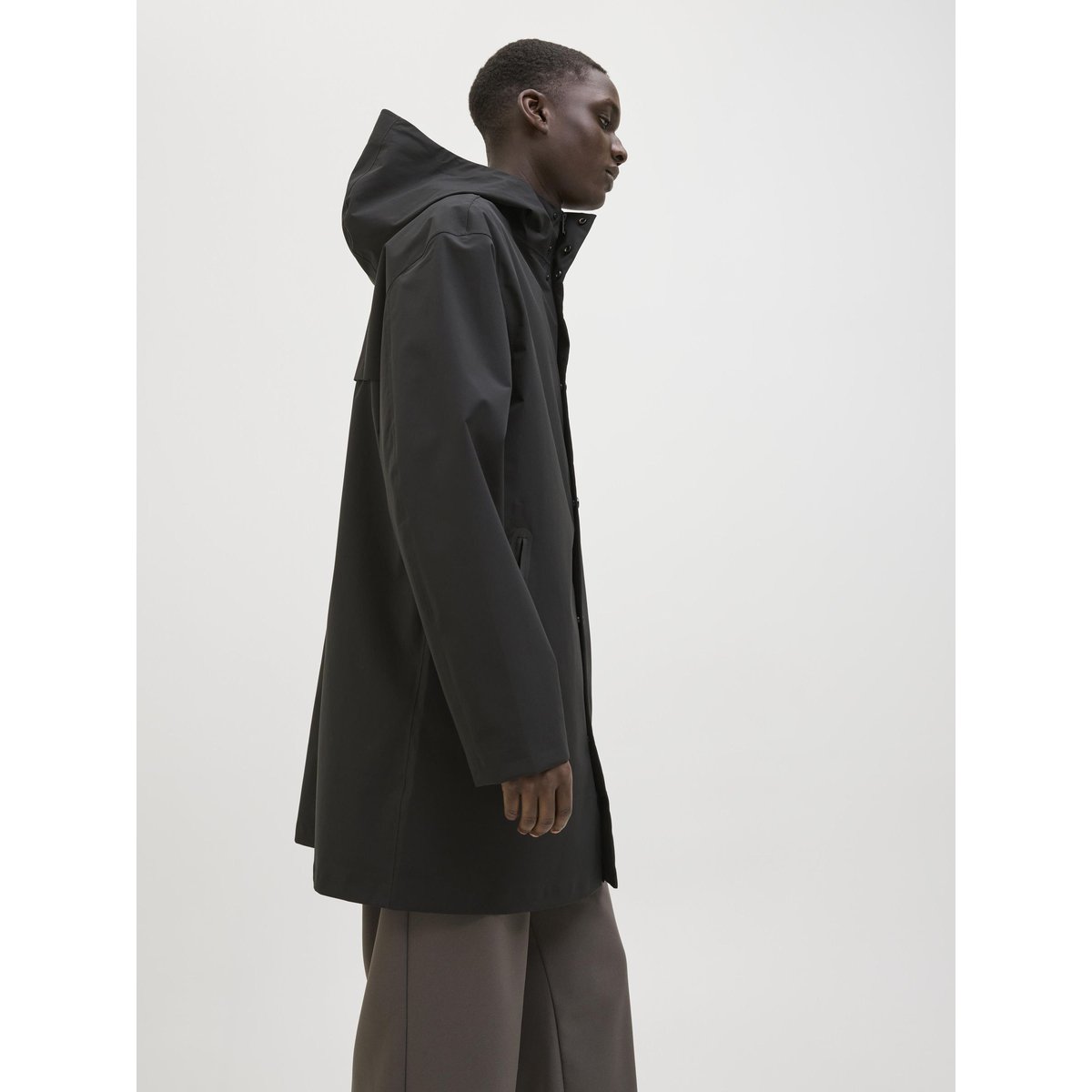 Parka à capuche noir, JACK & JONES