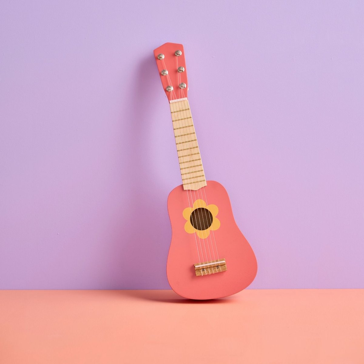 Guitare rose, jaune, KID'S CONCEPT