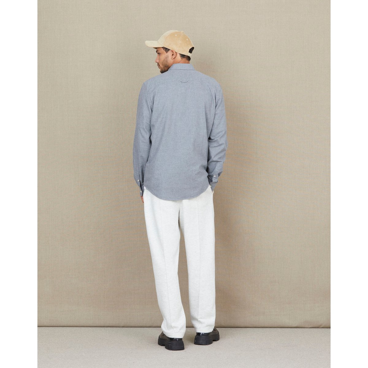 Chemise en coton PARIS gris, CHEVIGNON