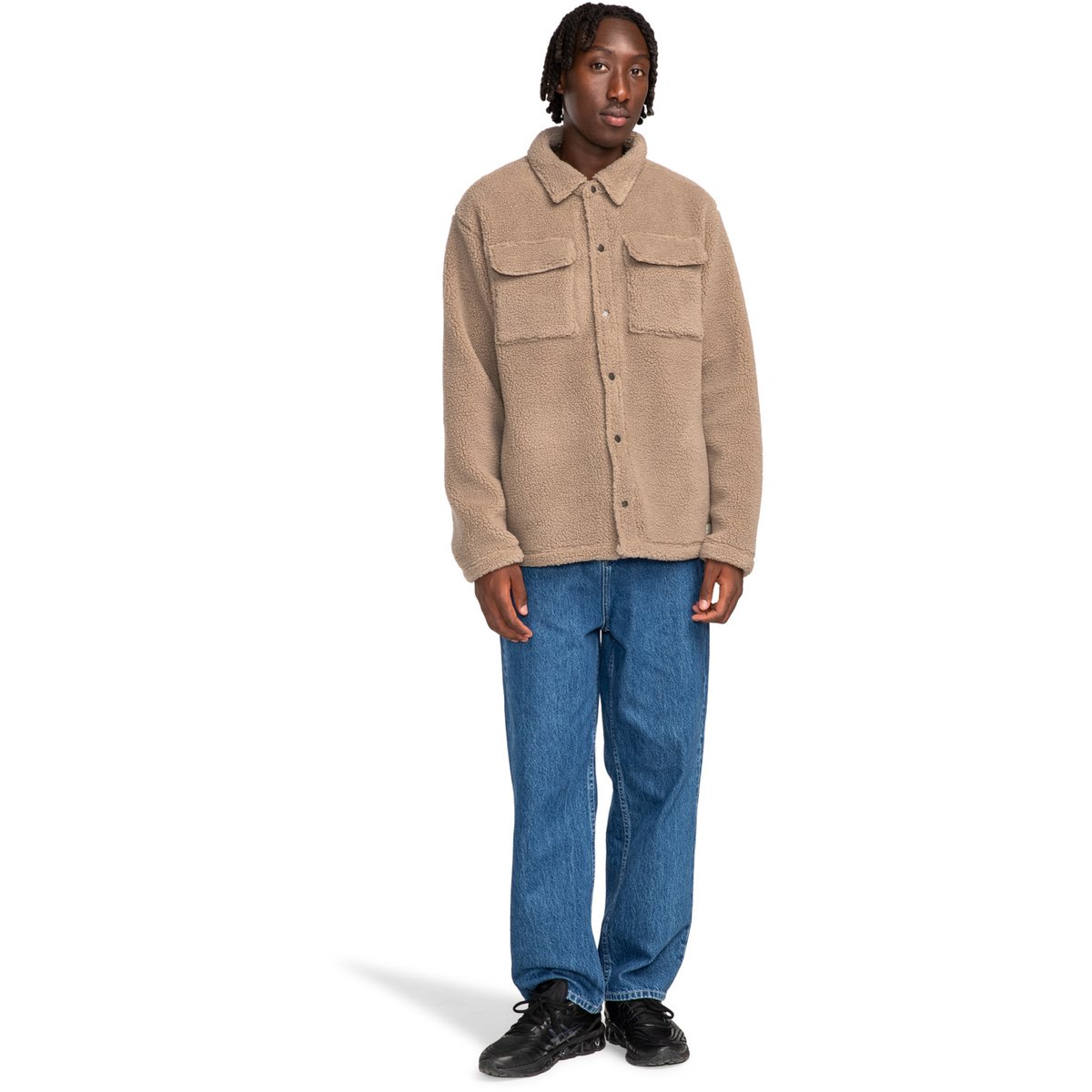 Veste Sherpa HUECO beige walnut, ELEMENT