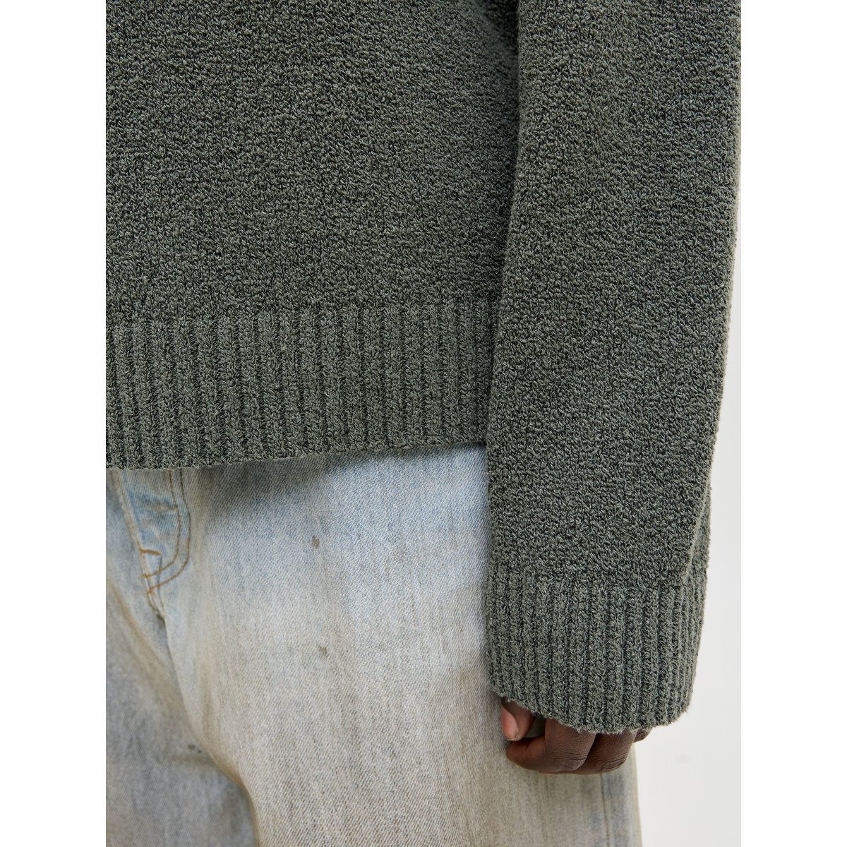 Pull En Maille olive night, JACK & JONES