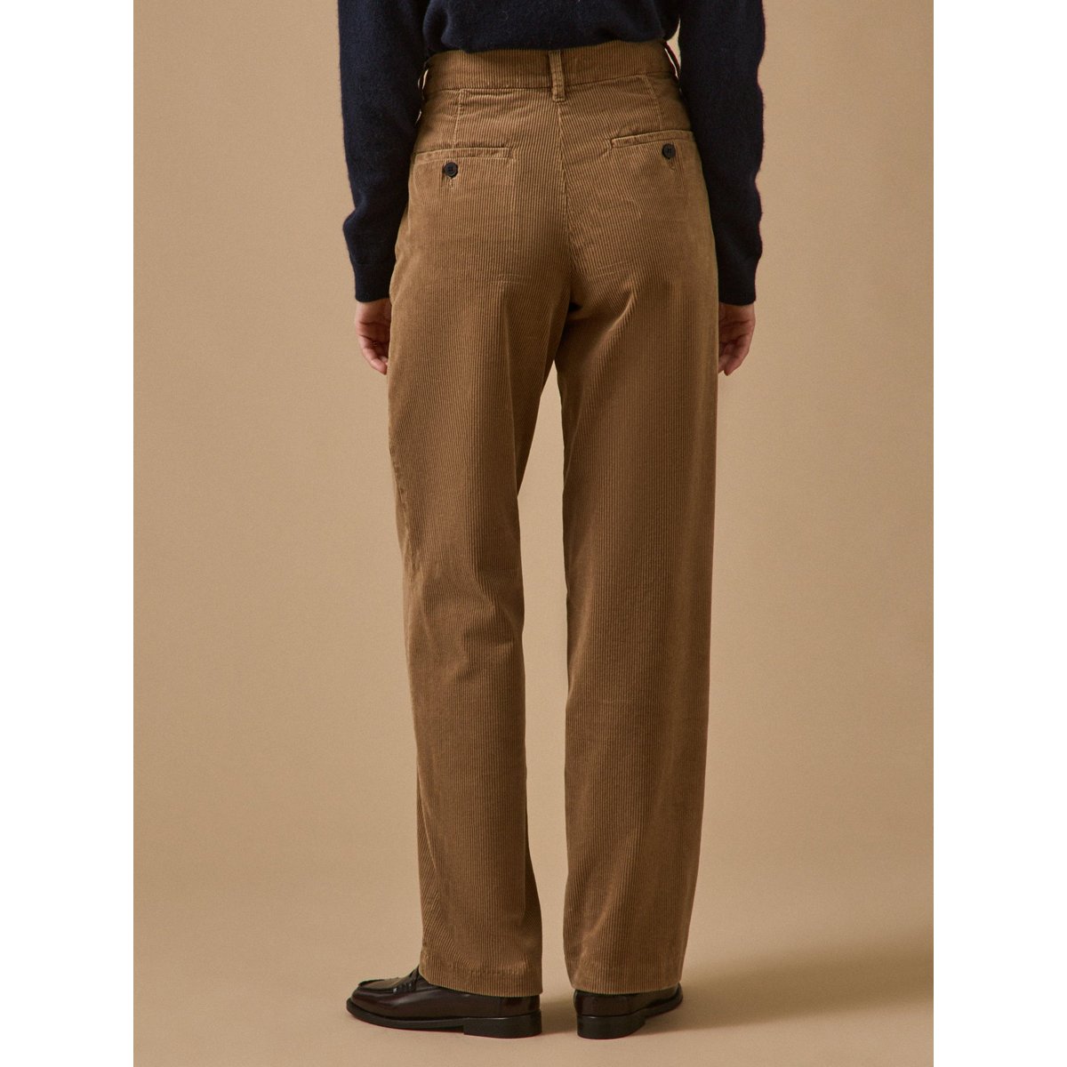 Pantalon chino velours MARINa sable, CYRILLUS