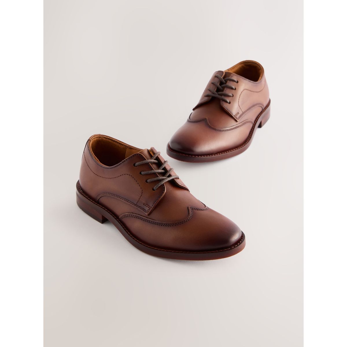 Chaussures habillées à lacets marron fauve, NEXT