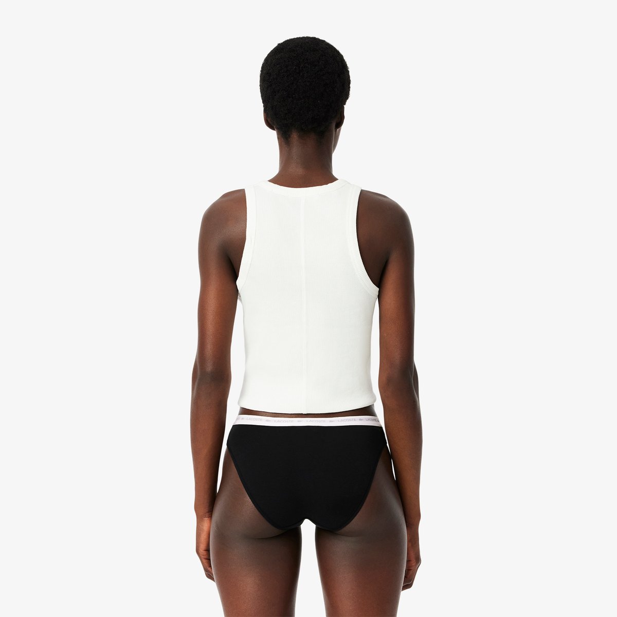 Lot de 3 culottes coton stretch noir-031, LACOSTE