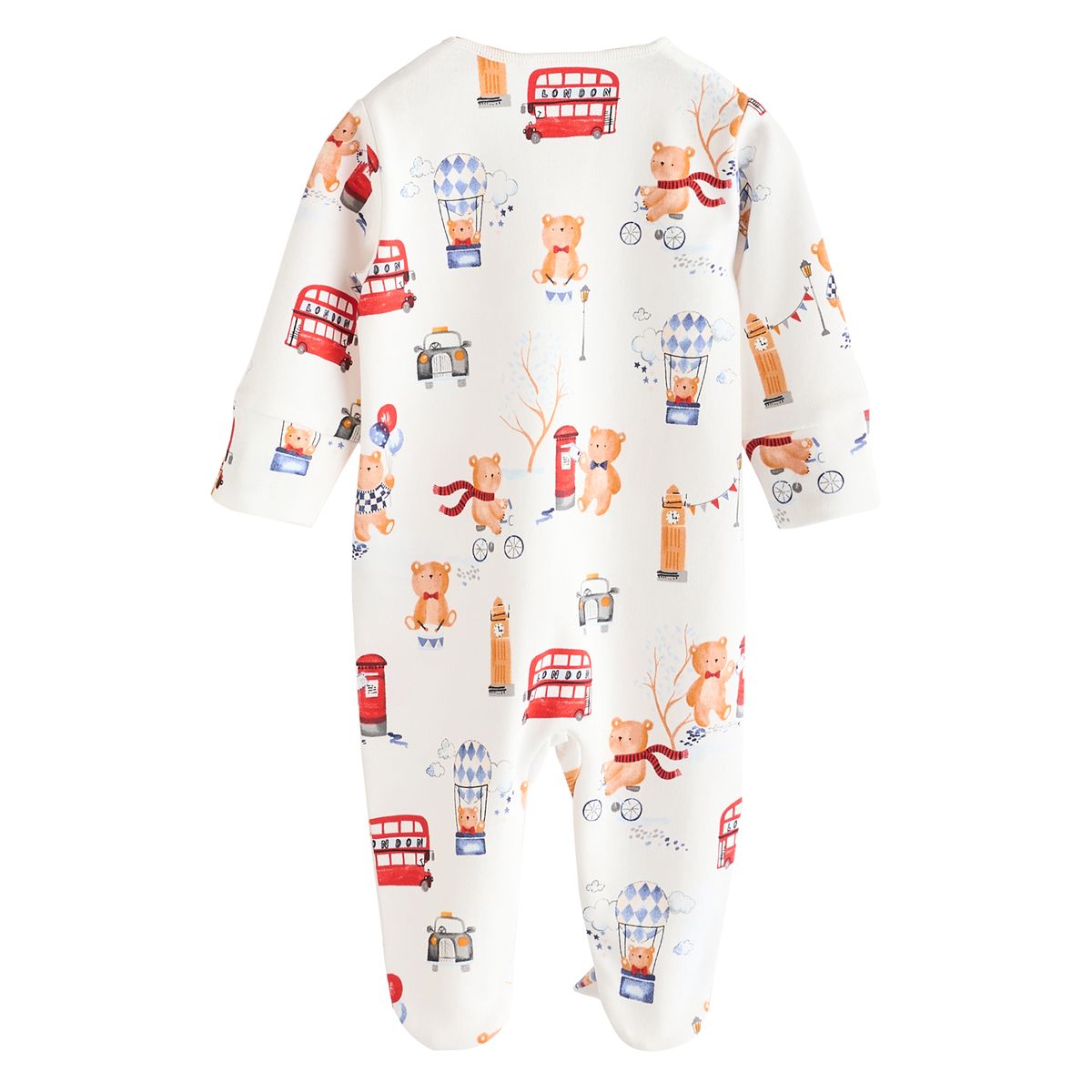 Dors-bien pour bébé brodé rouge/bleu, NEXT