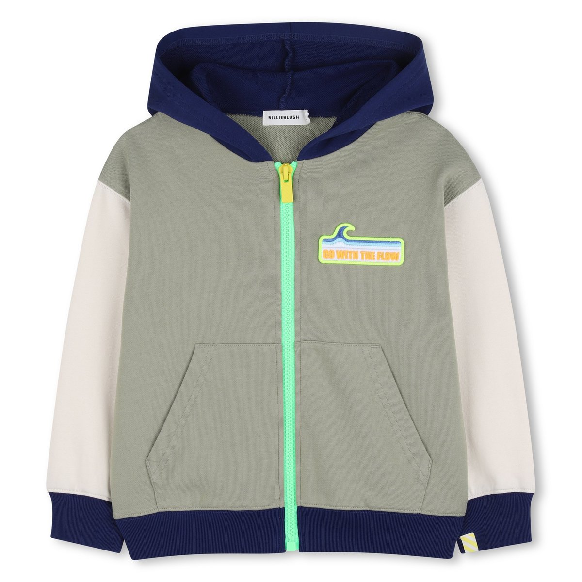 Sweat zippé à capuche absinthe, BILLIEBLUSH