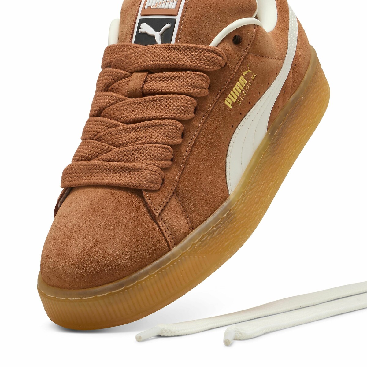Baskets Suede XL orange/blanc, PUMA