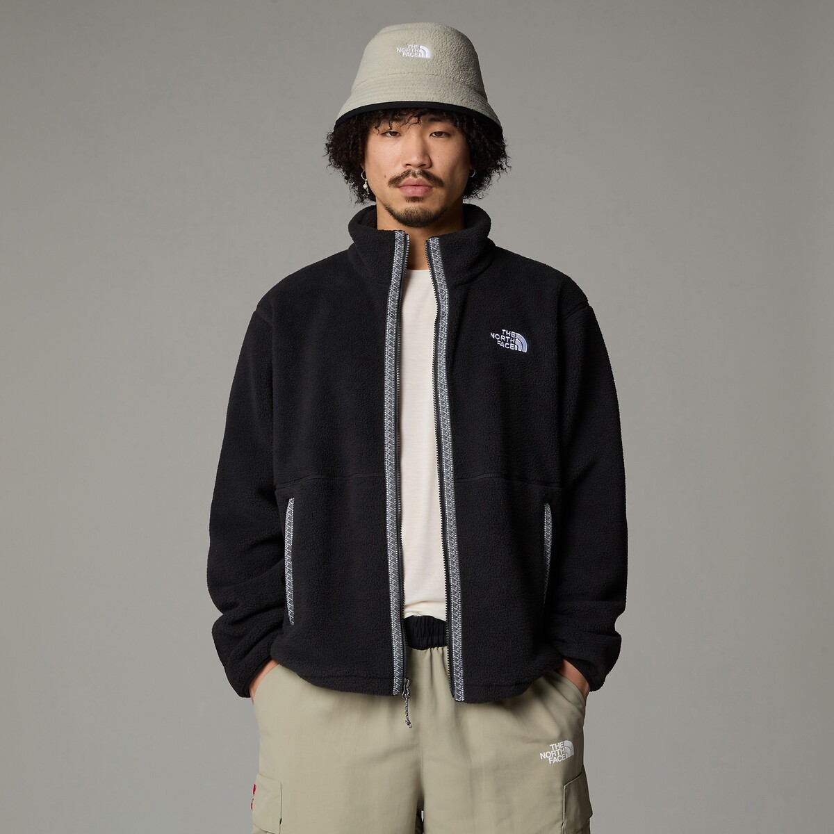 Sweat polaire zippé, Fleeski noir, THE NORTH FACE