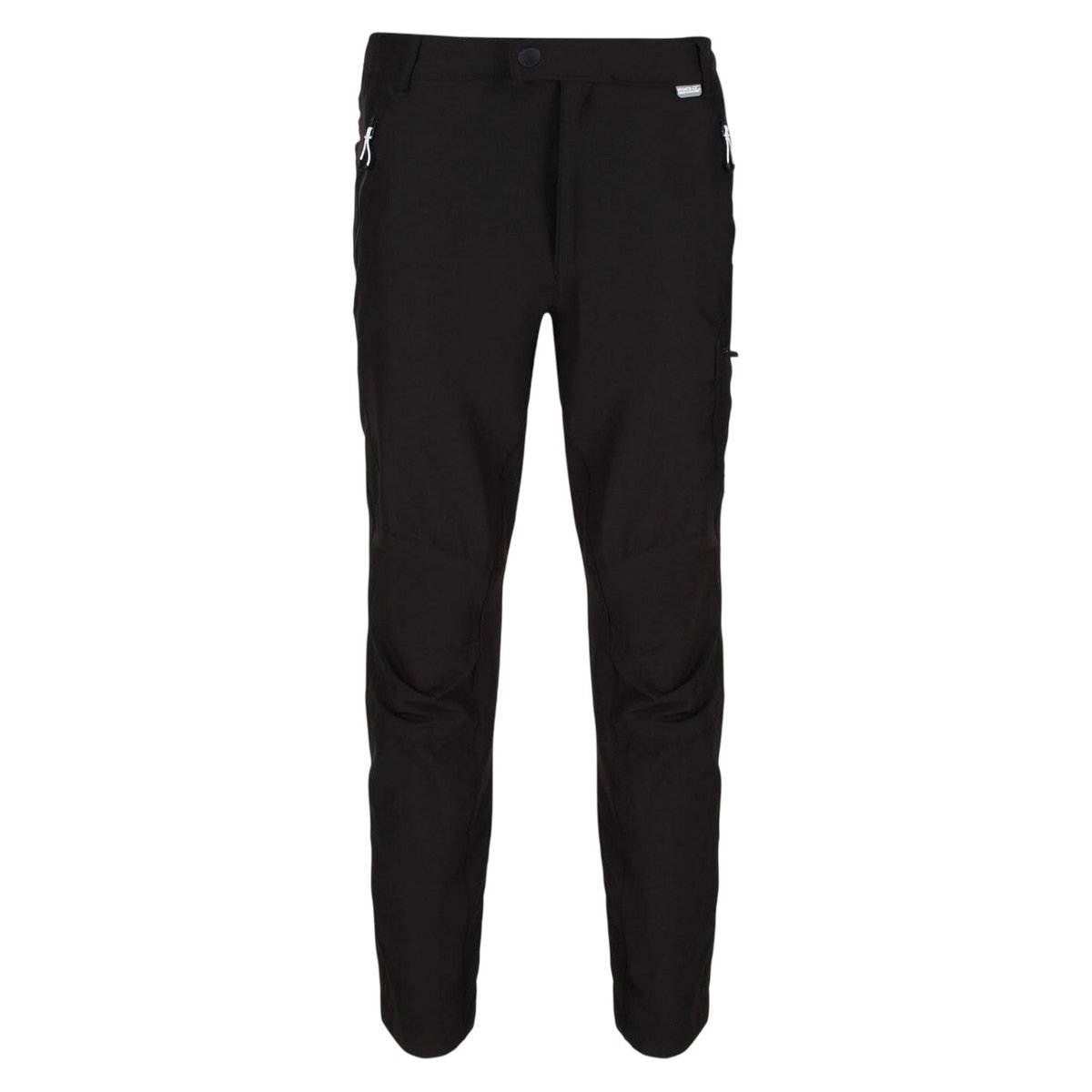 Pantalon uni à taille semi-élastiquée HIGHTON noir, REGATTA