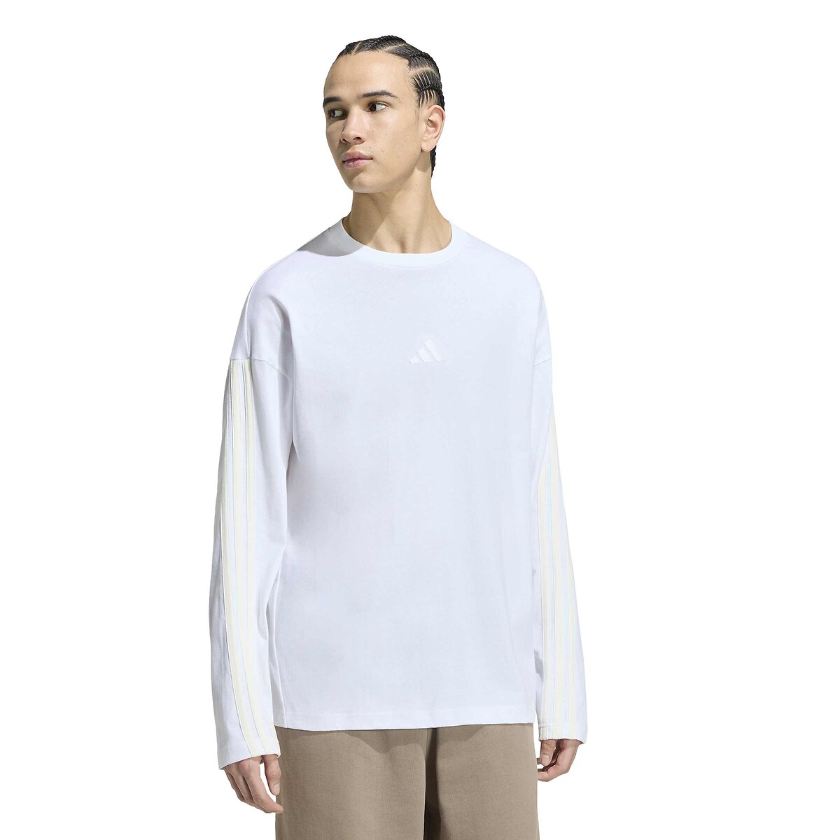 T-shirt ample, manches longues, FUTURE ICONS blanc, ADIDAS SPORTSWEAR