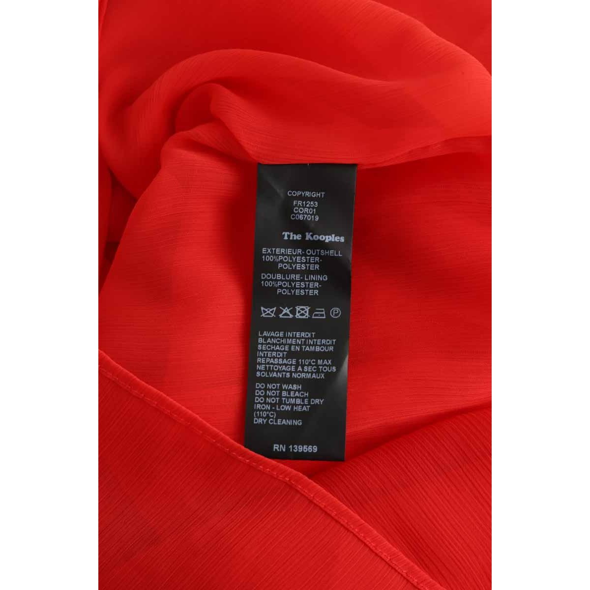 Robe - Très Bon État rouge, THE KOOPLES