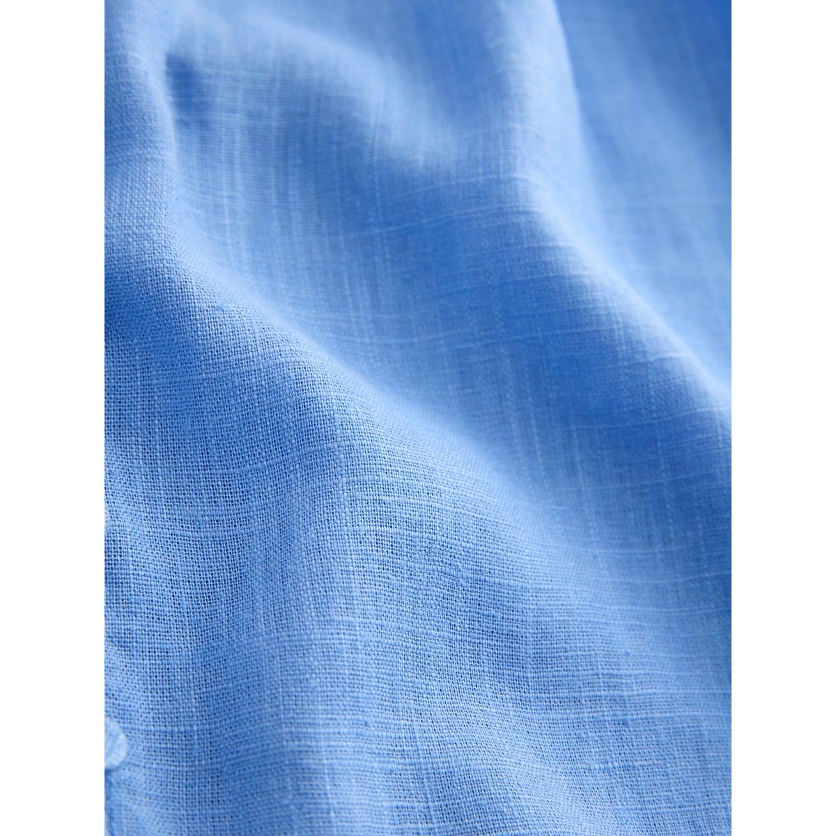 Haut à manches évasées avec lin, lot de 2 lot de deux à motif floral bleu pastel/écru, NEXT