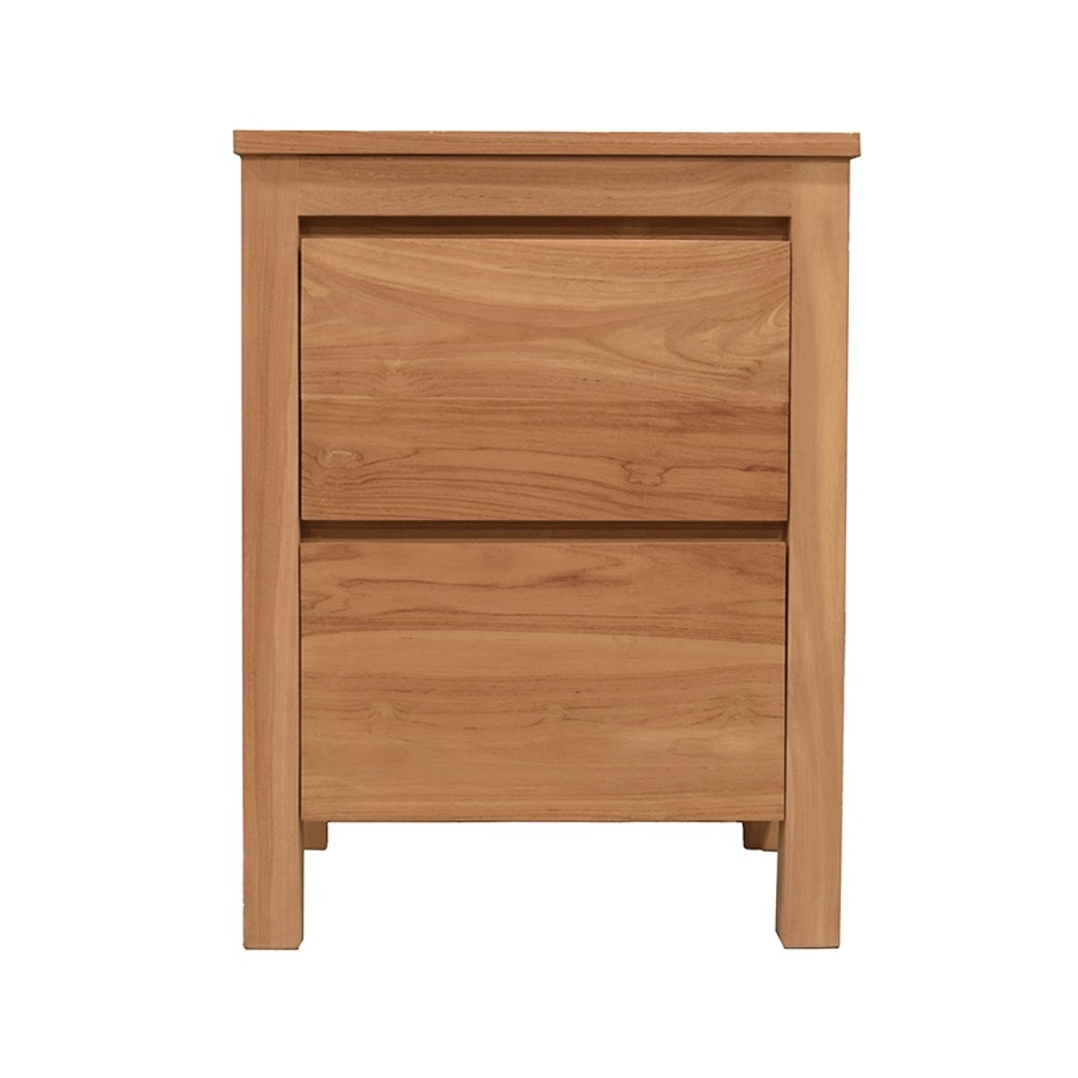 Meuble sous vasque en teck massif 60 cm - VAREDO naturel, WILDWATER