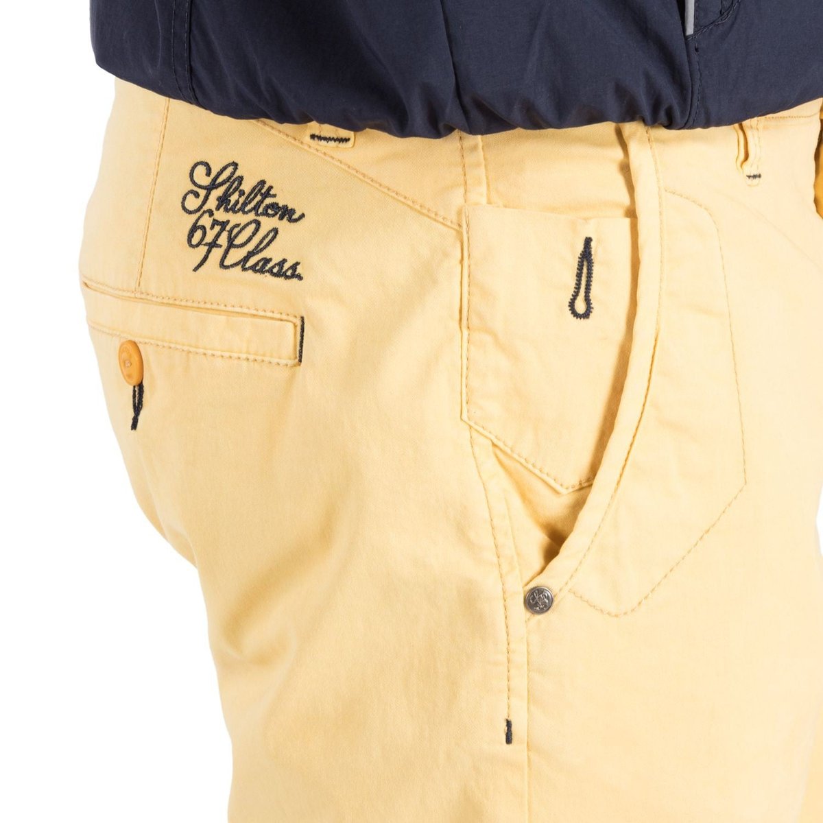 Bermuda class coupe droite jaune, SHILTON