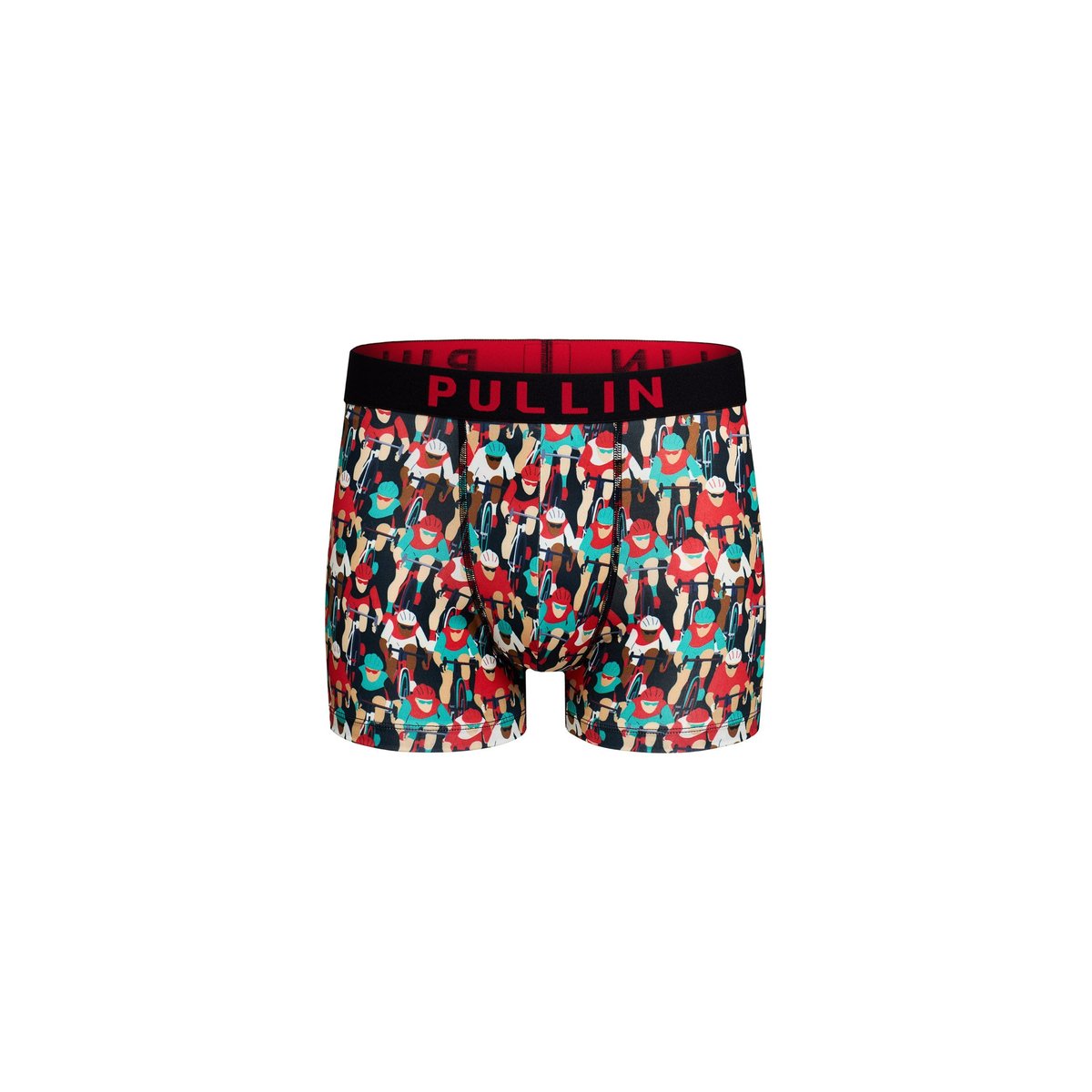 BOXER COURT VELO rouge, PULLIN