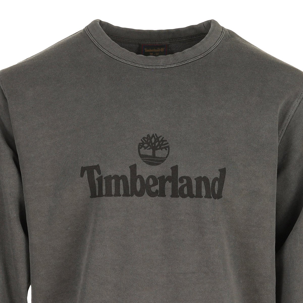SOUTH CABOT GD PRINT CREW SWEAT-SHIRT black washed, TIMBERLAND
