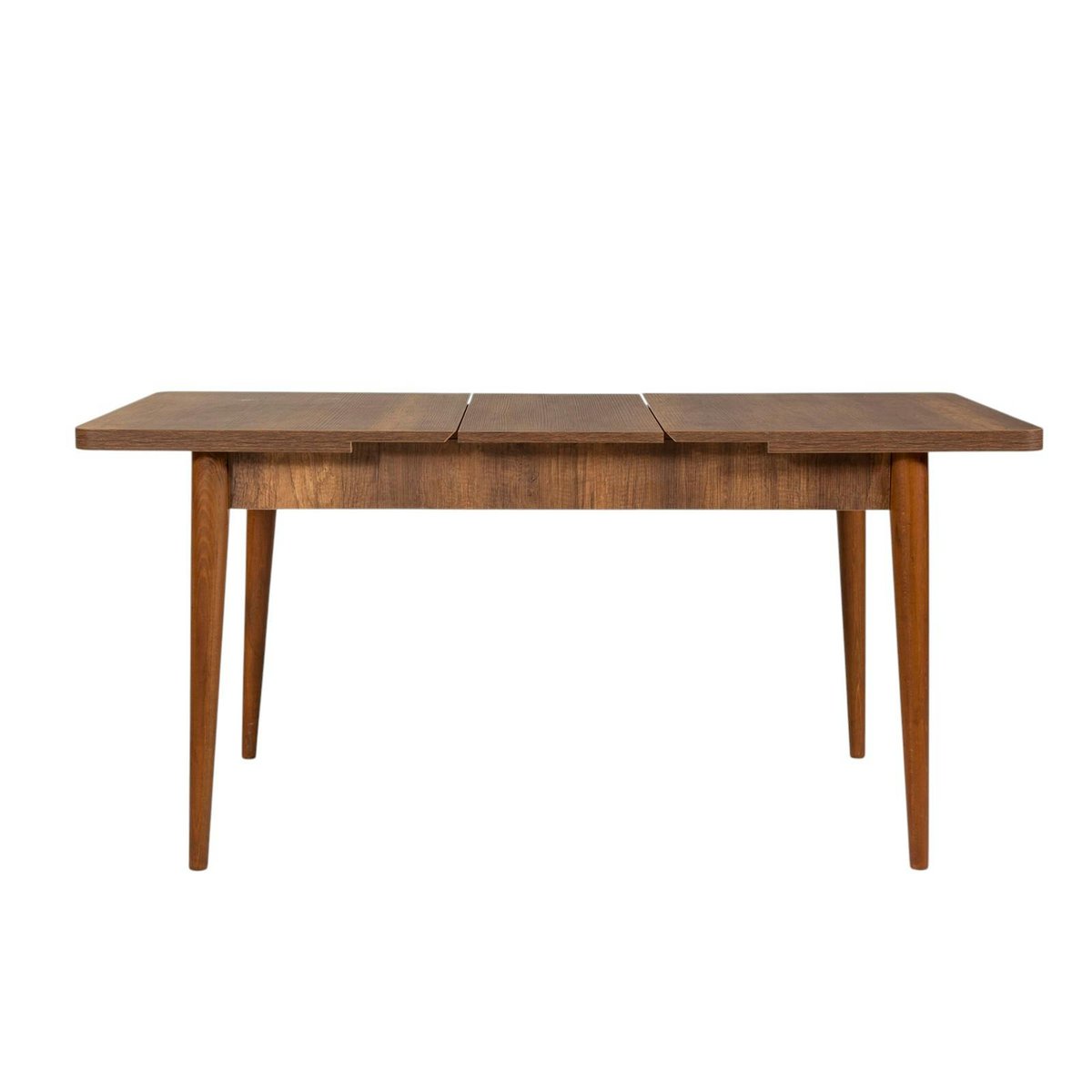 Table extensible 4/6 places - avec rangement ORINA bois foncé, PIER IMPORT