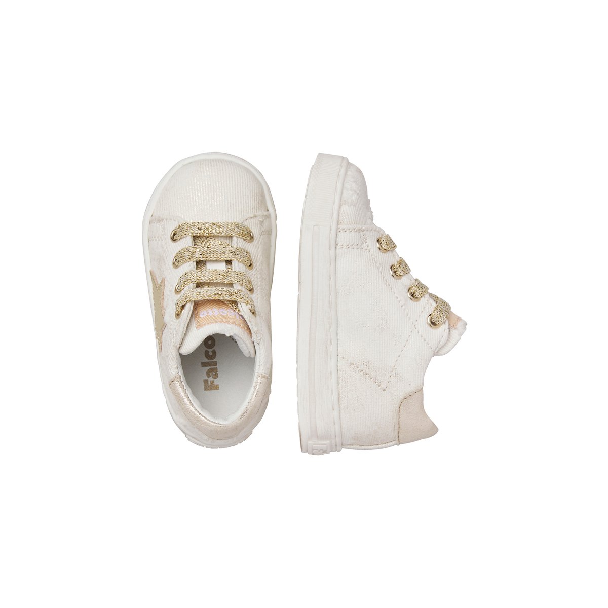 Sneakers en tissu SASHA blanc-platine-, FALCOTTO
