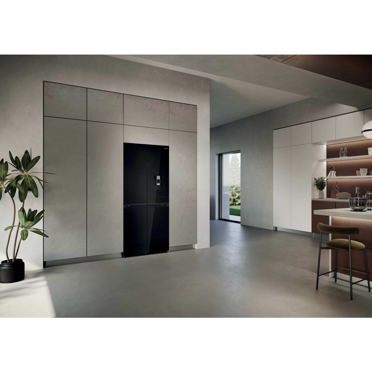 Réfrigérateur multi portes HCKR7819DWGB couleur unique, HAIER