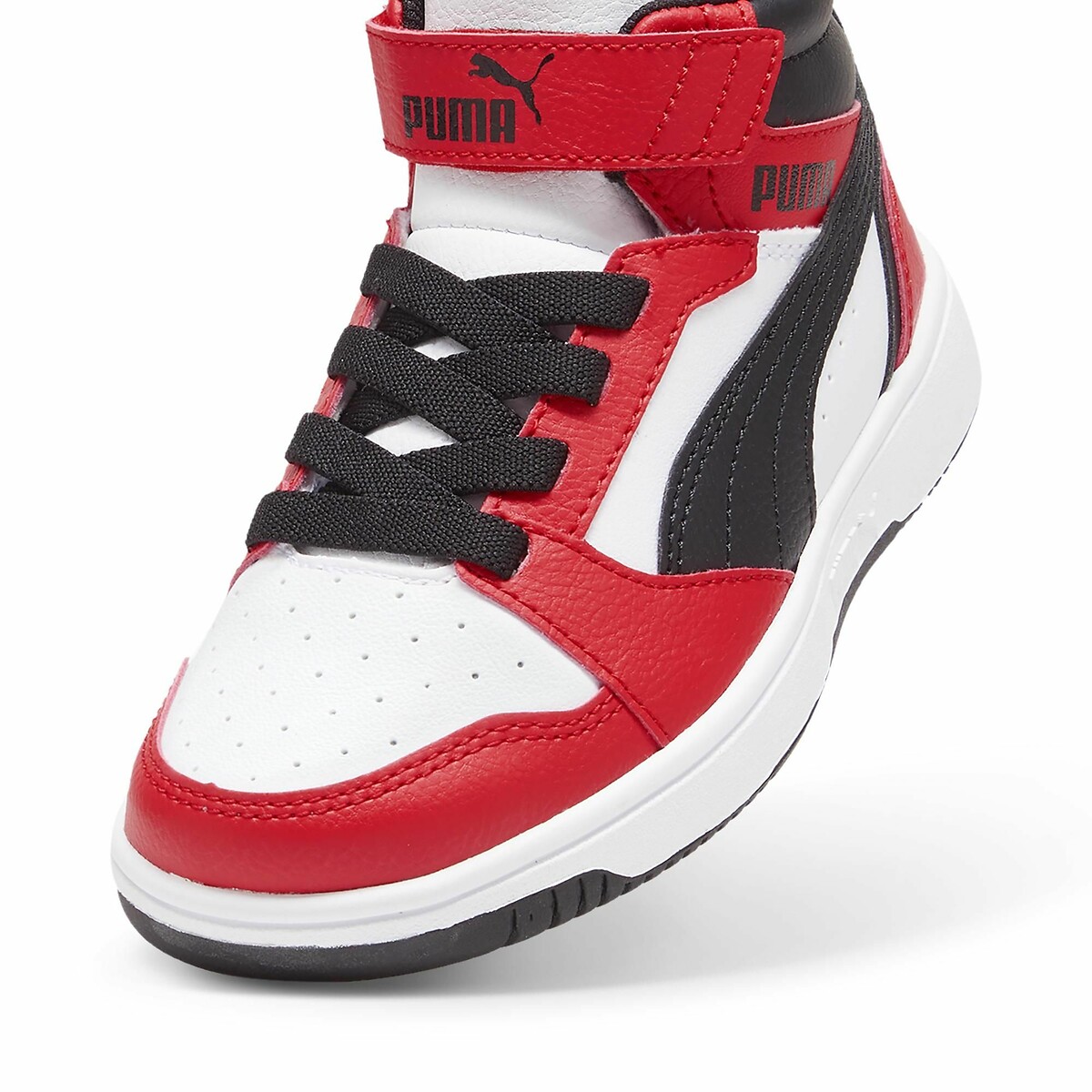 Baskets Rebound V6 Mid blanc/rouge/noir, PUMA