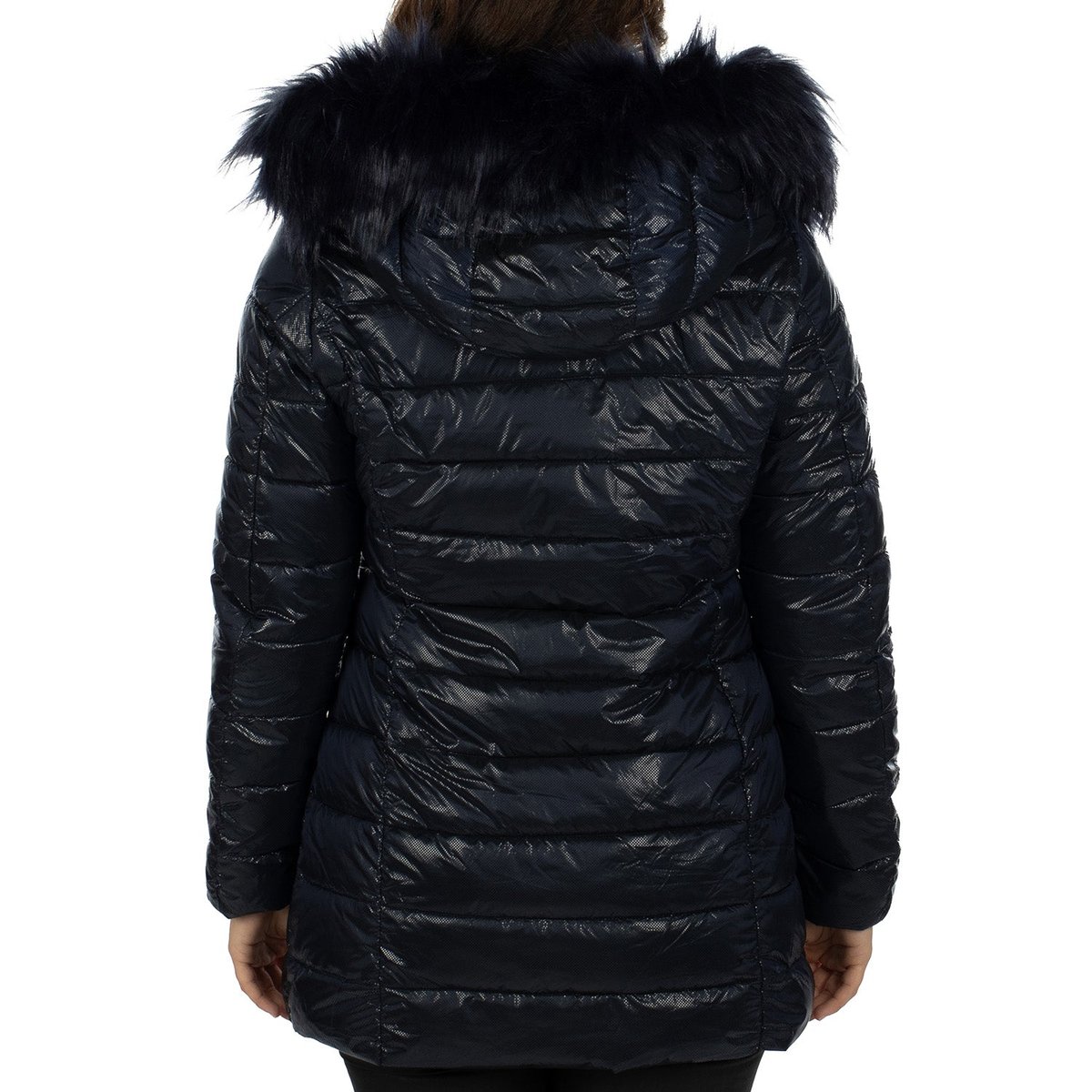 Doudoune longue MISS navy, SHILTON