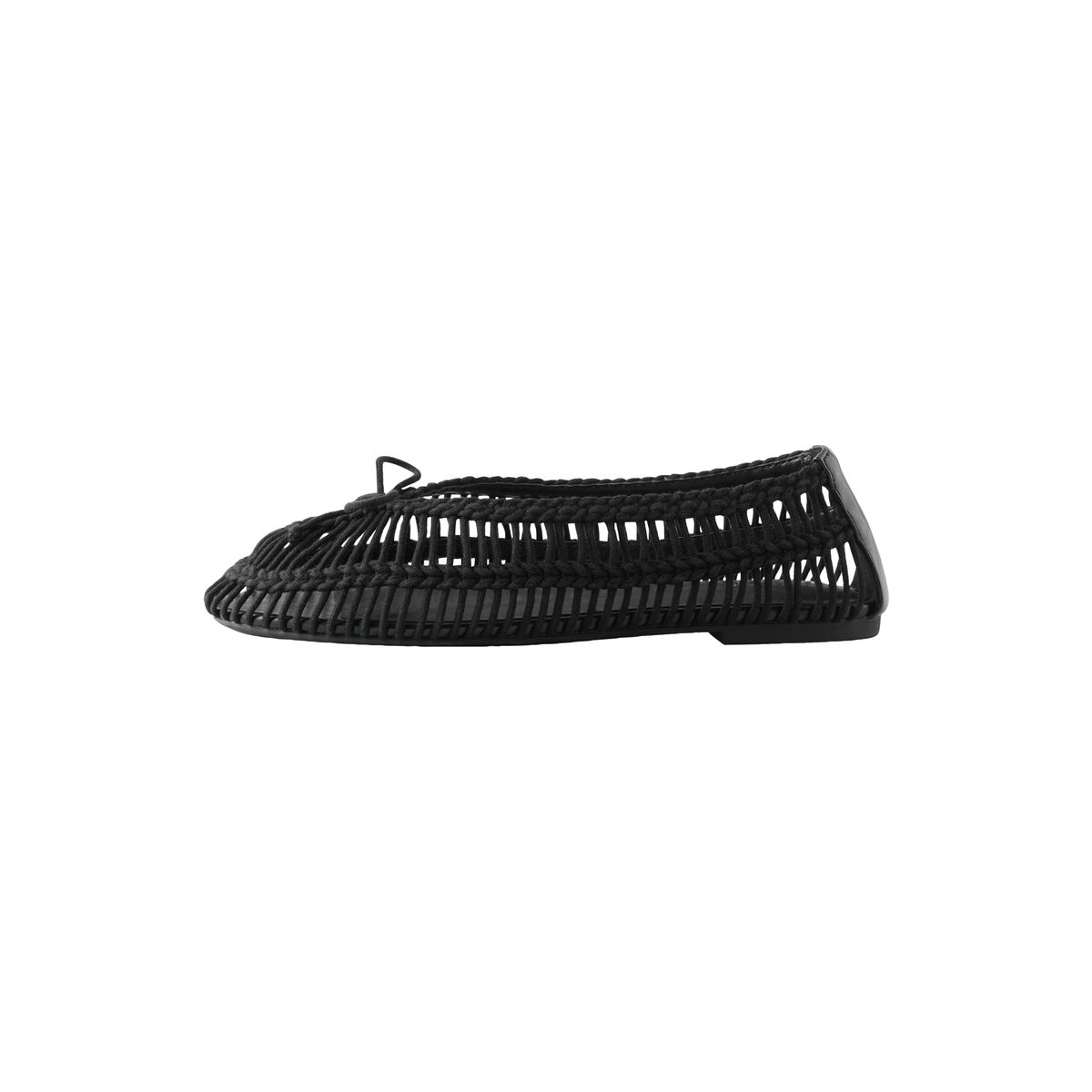 Ballerines bout rond corde forever comfort® noir, NEXT