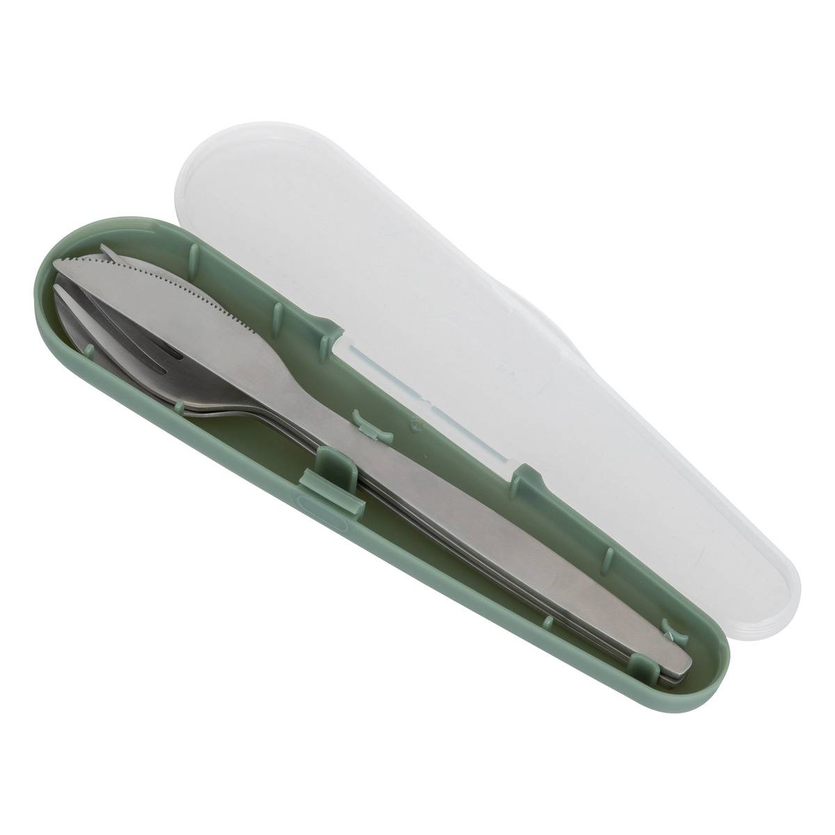 Set de couverts de voyage avec boîte gris, 5FIVE SIMPLY SMART