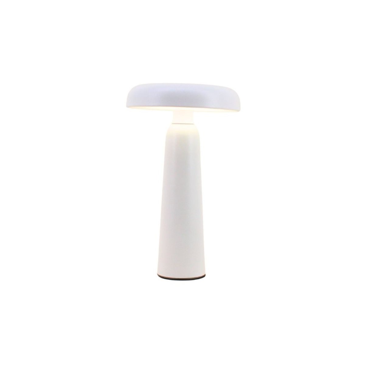Lampe USB tactile champignon 23cm blanc, ORNAMI