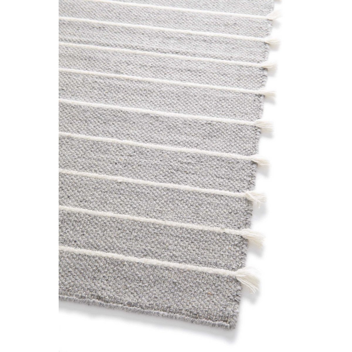 Tapis naturel 100% laine SHIRAZ gris minéral, AFK LIVING