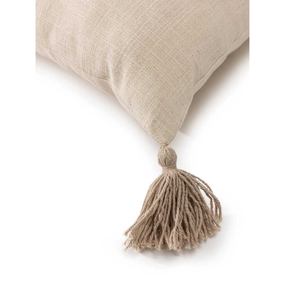 Housse de coussin fait main SAVANNAH jaune, BENUTA