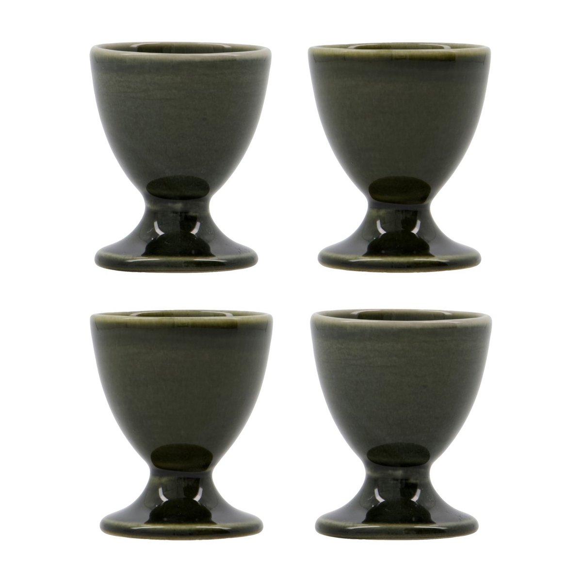 Coquetier Hala lot de 4 vert, HOUSE DOCTOR