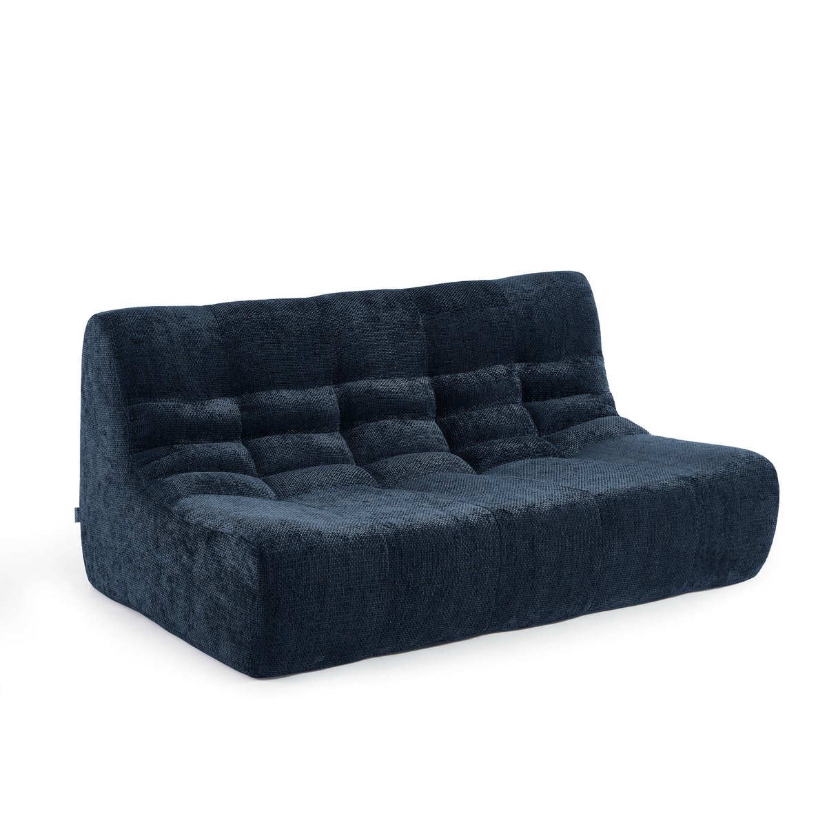 Banquette 2 places en tissu JANIS bleu, SORELH