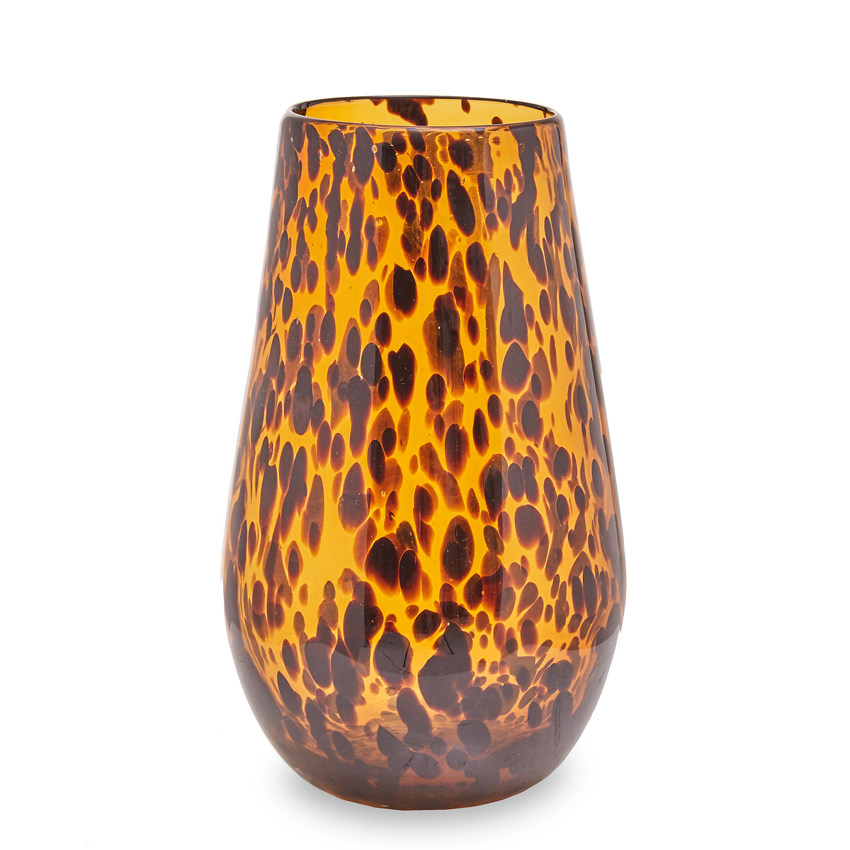 30cm Tortoise Glass Vase orange, ÉDITÉ