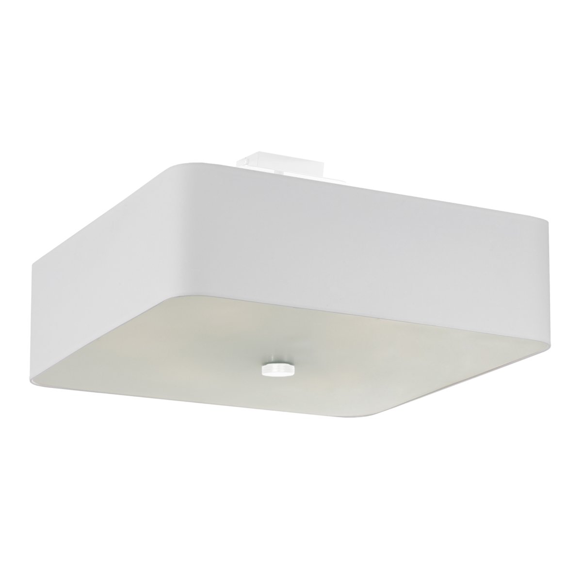 Plafonnier Tissu Blanc E27 5 Lokko blanc, EDEN