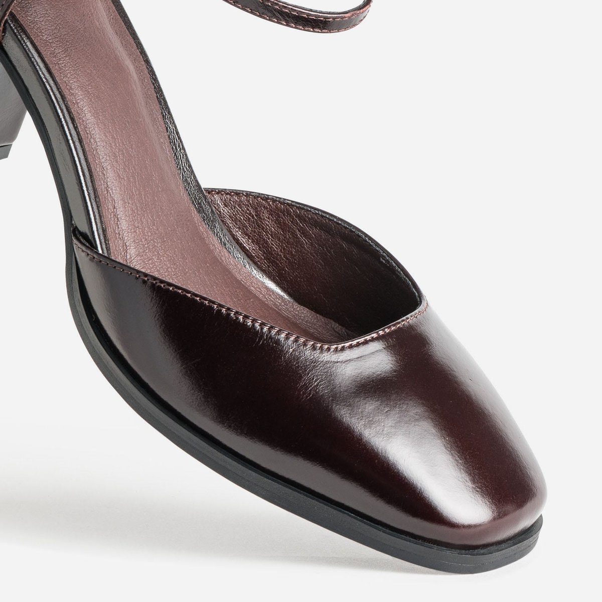 Escarpin en cuir ALEX chocolat, ERAM