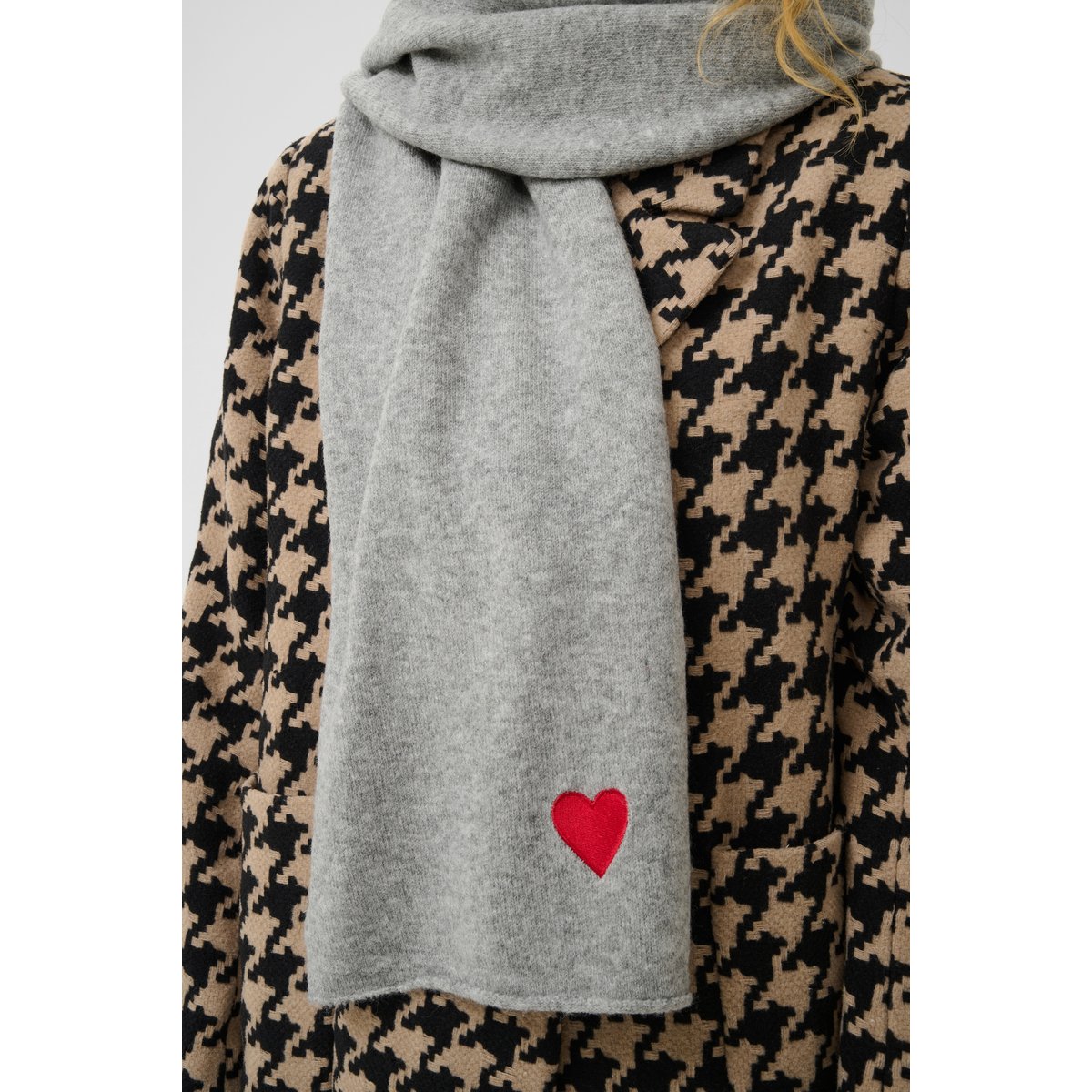 Écharpe gris light grey melange, CULTURE