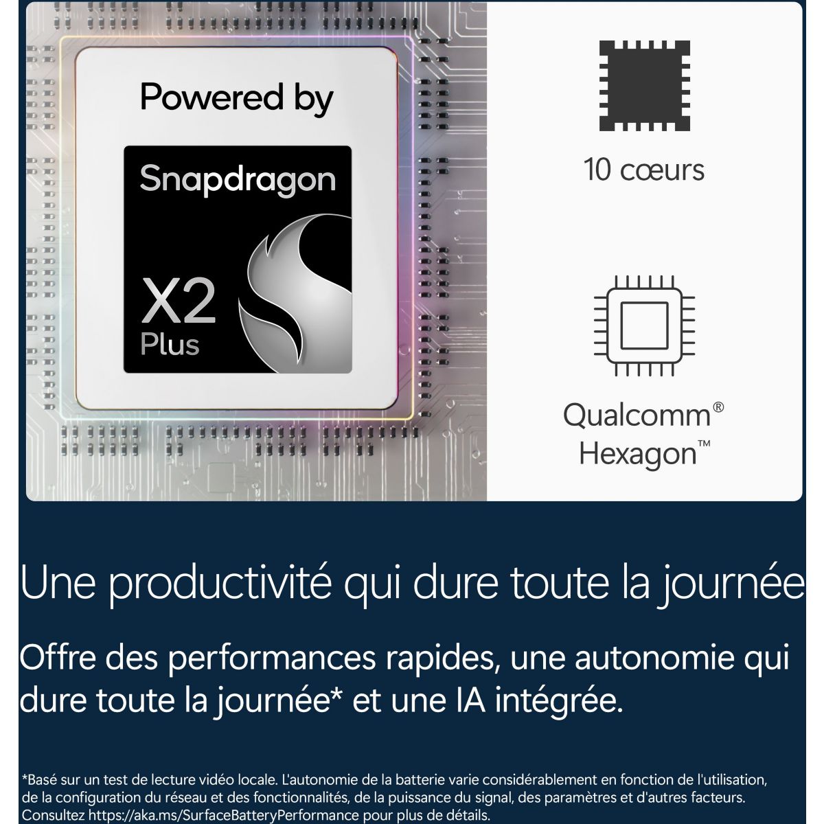Ordinateur portable SURFACE LAPTOP 8e PLATINE 13,8" Tactile Snapdragon X plus 16 Go RAM LPDDR5x SSD 512 Go Copilot+PC couleur unique, MICROSOFT
