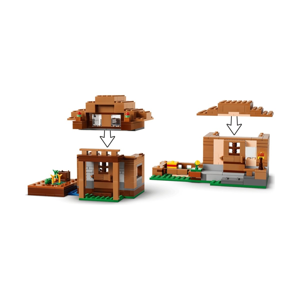 Minecraft L'Évocateur à l'attaque du village multicolore, LEGO