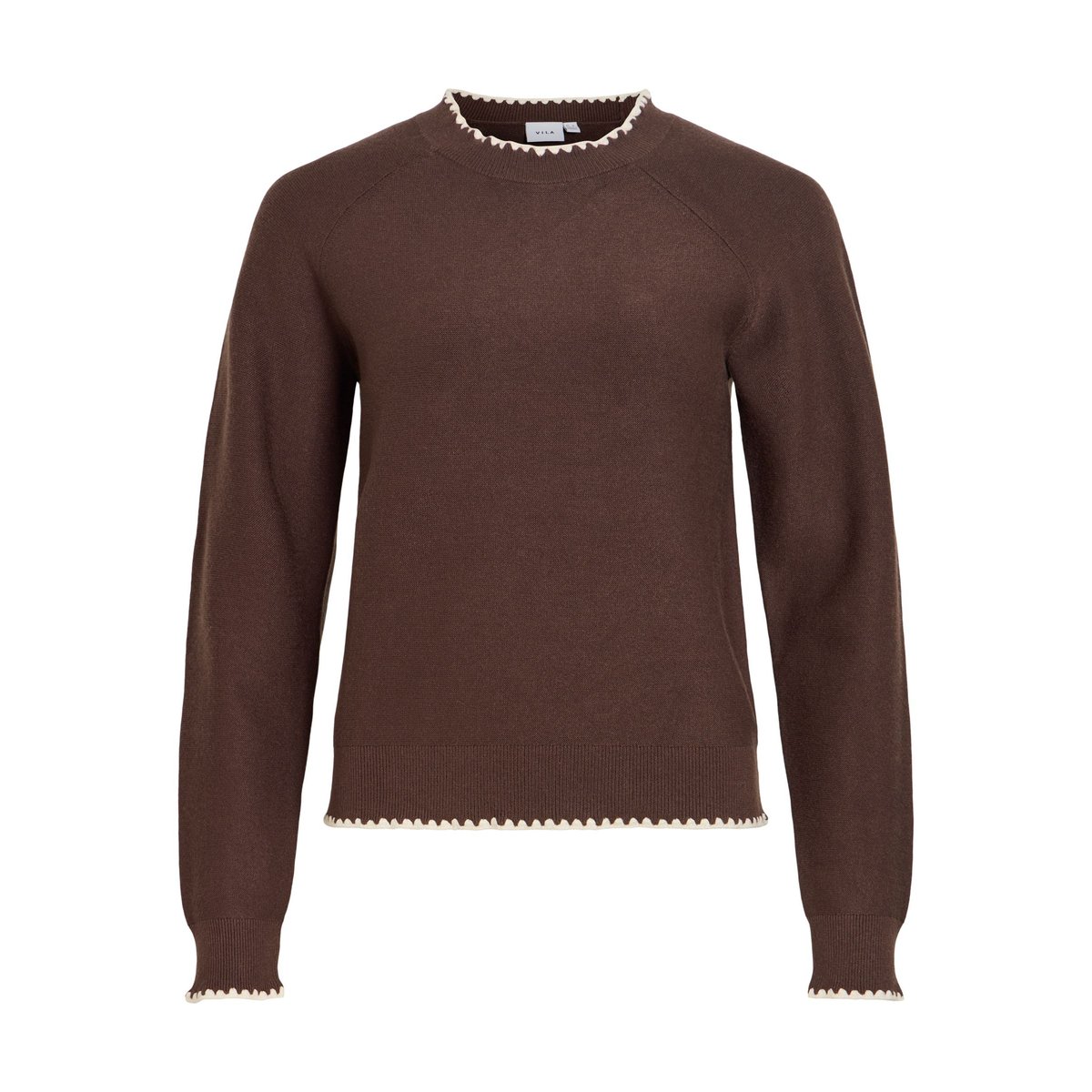 Pull En Maille marron - coffee bean1, VILA