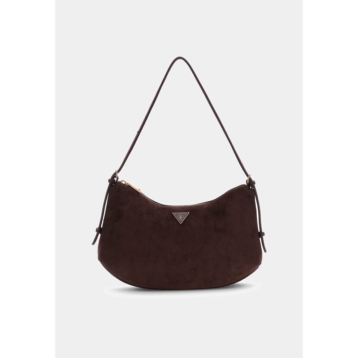 Sac Hobo Melita marron foncé, GUESS